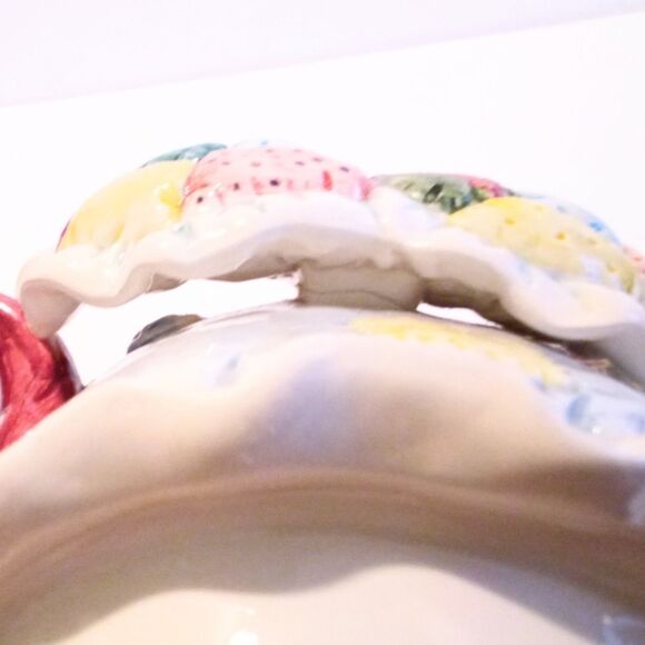 Vintage Patchwork Angel Tea Pot 1996 Cosmos Exclusive for H.O.L. PLEASE READ - Picture 6 of 6